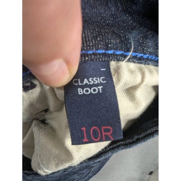 Tommy Hilfiger Jeans Womens 10R Dark Wash Classic Bootcut Stretch Denim Pants - Picture 14 of 16